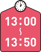 13:00~13:50